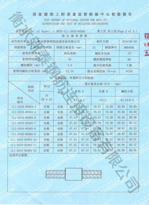 檢驗(yàn)報告